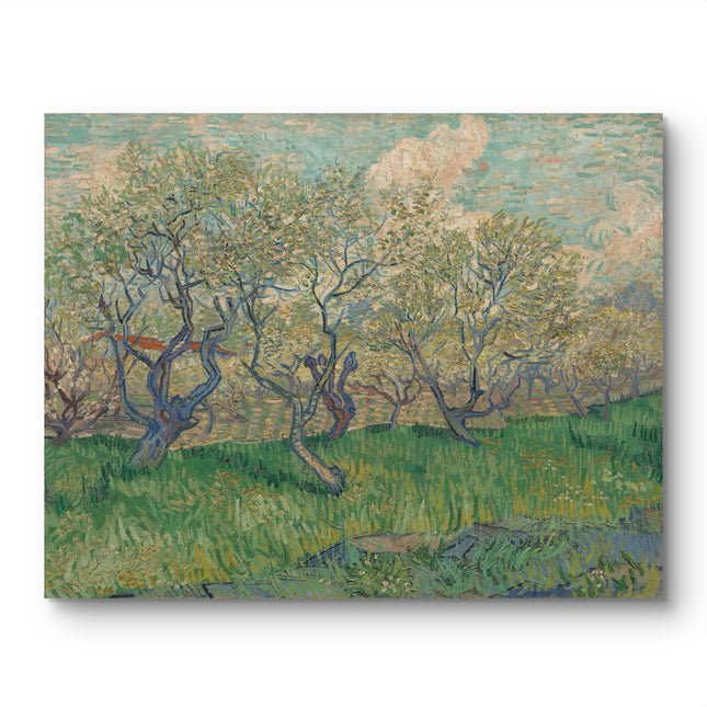 "Vincent van Gogh's 'Orchard in Blossom' - Premium Hand-Painted Oil Reproduction on Canvas"