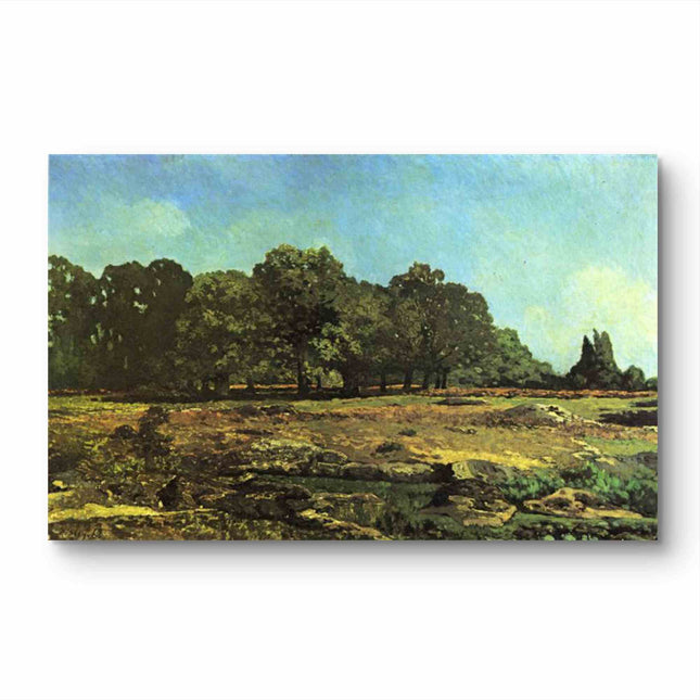 "John Constable's 'Woodland Serenity' - Hand-Painted Landscape Oil Painting Reproduction"