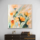 Stretch-White Frame / 36*36inches