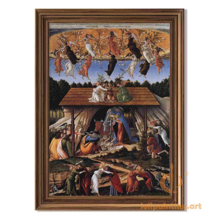 "Sandro Botticelli's 'The Adoration of the Magi' - Hand-Painted Renaissance Oil Painting Reproduction"