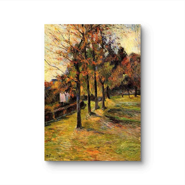 "Paul Gauguin's 'Autumn Splendor with Golden Trees' - Hand-Painted Oil Painting Reproduction"