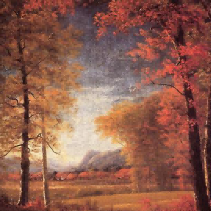 "John Constable's 'Autumn Splendor' - Hand-Painted Landscape Oil Painting Reproduction"