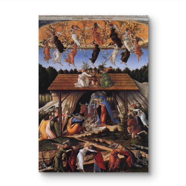 "Sandro Botticelli's 'The Adoration of the Magi' - Hand-Painted Renaissance Oil Painting Reproduction"