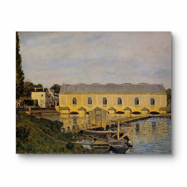 "Alfred Sisley's 'The Machine de Marly' - Hand-Painted Impressionist Oil Painting Reproduction"