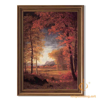 "John Constable's 'Autumn Splendor' - Hand-Painted Landscape Oil Painting Reproduction"