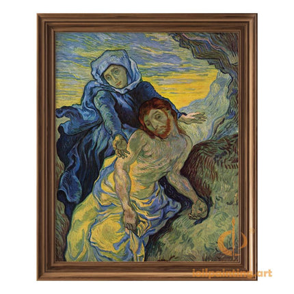 "Vincent van Gogh's 'Sorrowing Couple' - Premium Hand-Painted Oil Reproduction on Canvas"