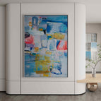 Stretch-Silver Frame / 24*36inches