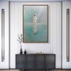 Stretch-Walnut Frame / 24*36inches