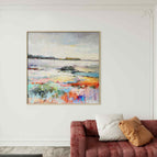 Stretch-Golden Frame / 36*36inches