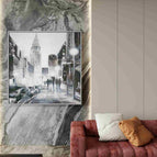 Stretch-Silver Frame / 36*36inches